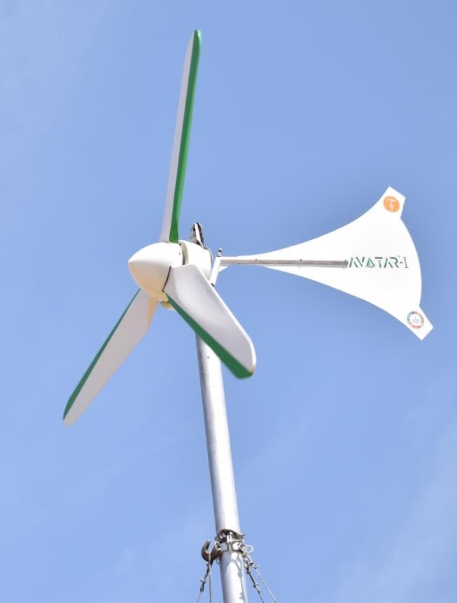 Technical Diagram of Avatar-I Axial Flux HAWT Turbine